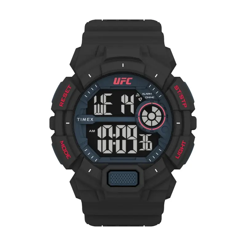 Timex Ufc Digital Black Dial & Resin Strap Men Watch Tw5m53400 1