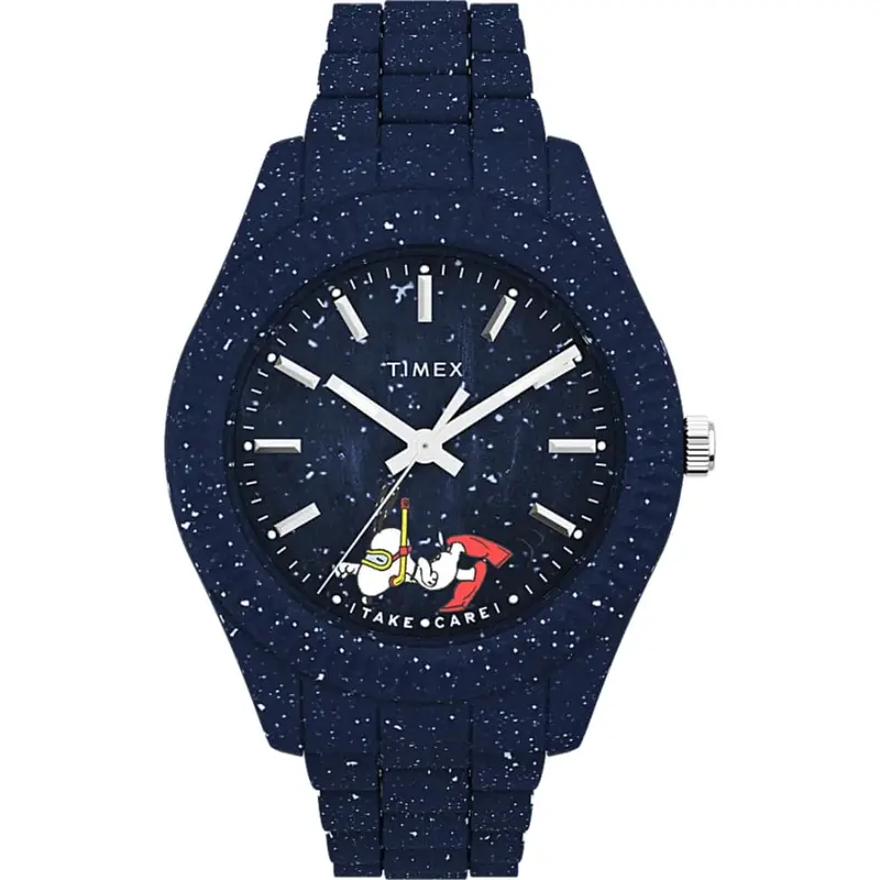 Timex Waterbury Legacy Peanuts Recycled Bracelet Unisex Watch Tw2v53300 1