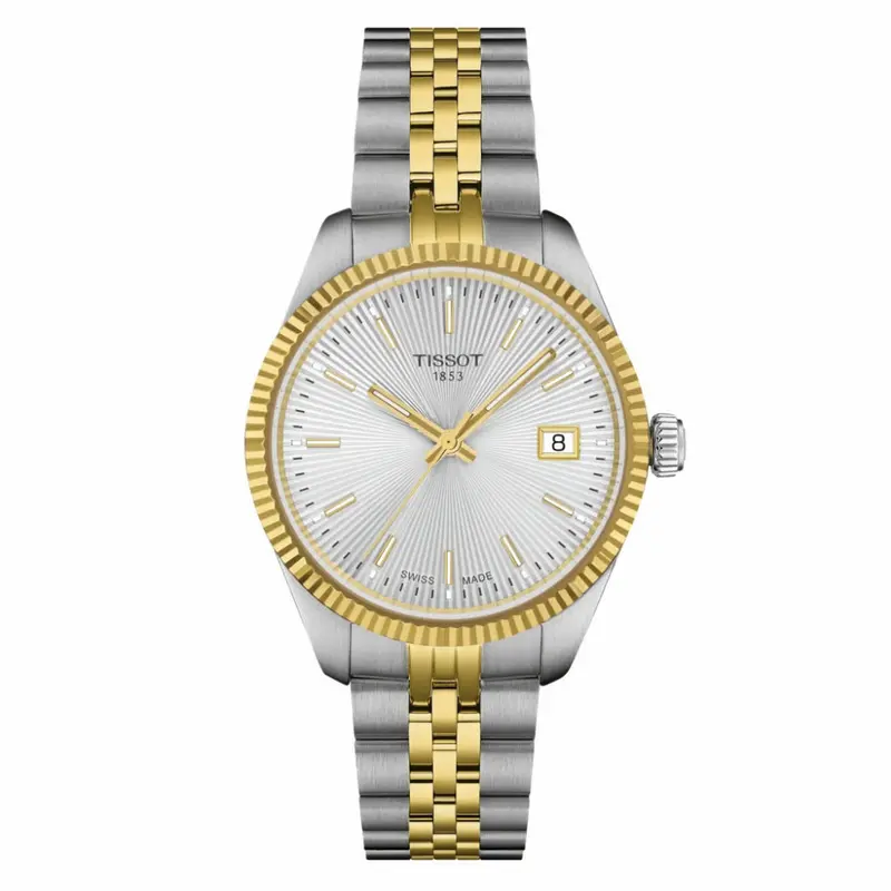 Tissot Ballade 34Mm Two-Tone Gold Steel Watch T1562102203100 1