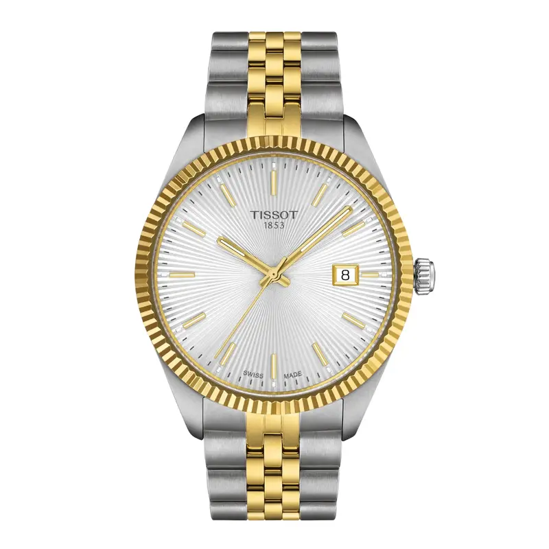 Tissot Ballade 40Mm Two-Tone Gold Steel Watch T1564102203100 1