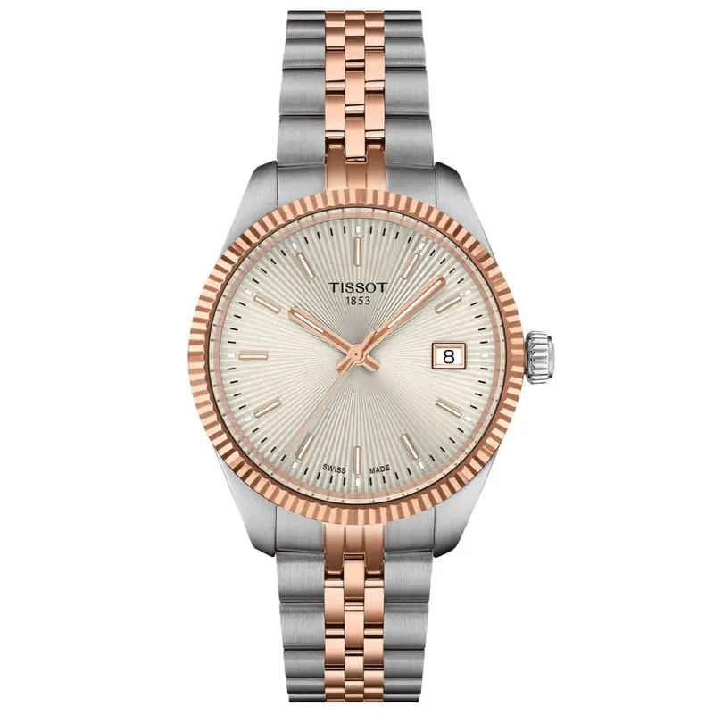 Tissot Ballade Two-Tone Stainless Steel Strap Women's Watch T1562102203101 1