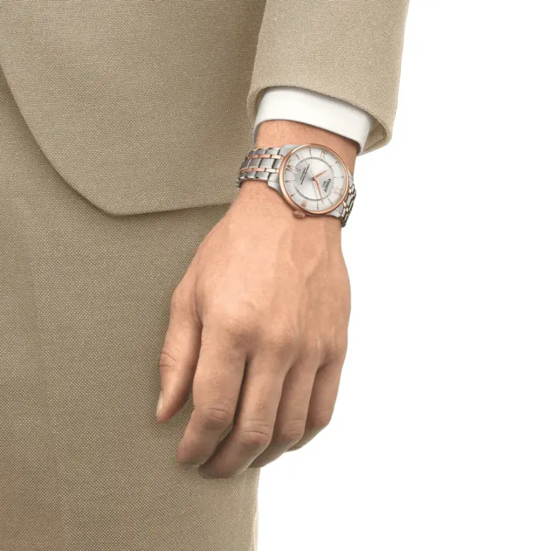 Tissot Chemin Des Tourelles Powermatic 80 Two-Tone Stainless Steel Strap Unisex Watch T1398072203800 2