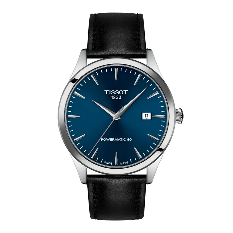 Tissot Classic Dream Leather Strap Men Watch T1584071604100 (40Mm) 1