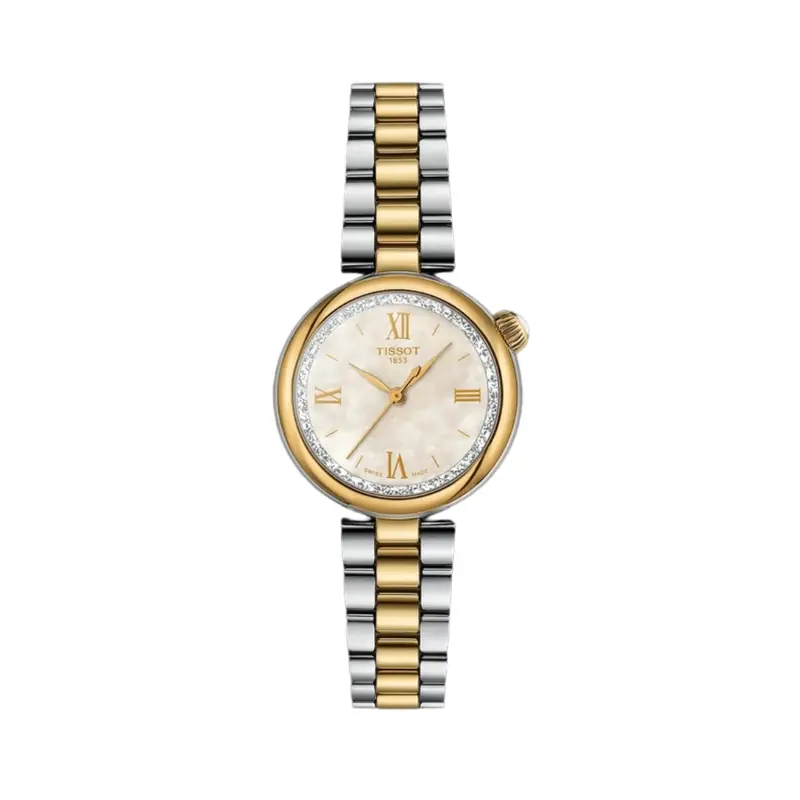 Tissot Desir 28Mm Gems Two-Tone Gold Steel Watch T1520102211801 1