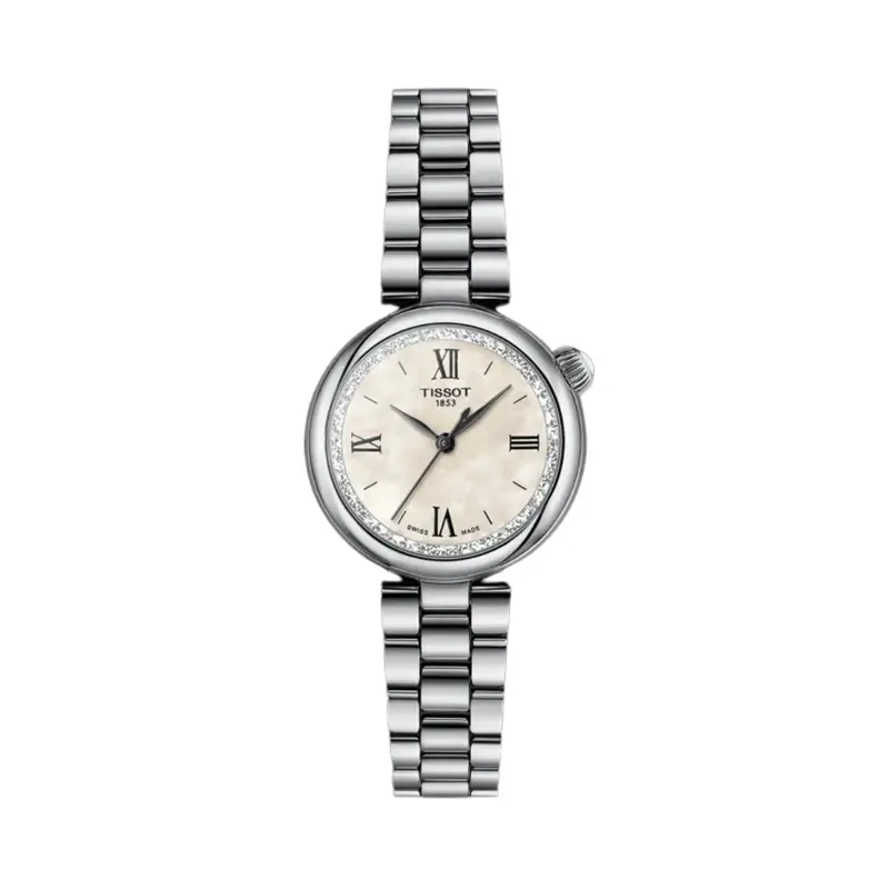 Tissot Desir 28Mm Gems White Pearl Dial Watch T1520101111800 1