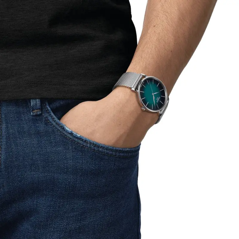 Tissot Everytime Silver Stainless Milanese Strap Men Watch T1434101109100 2
