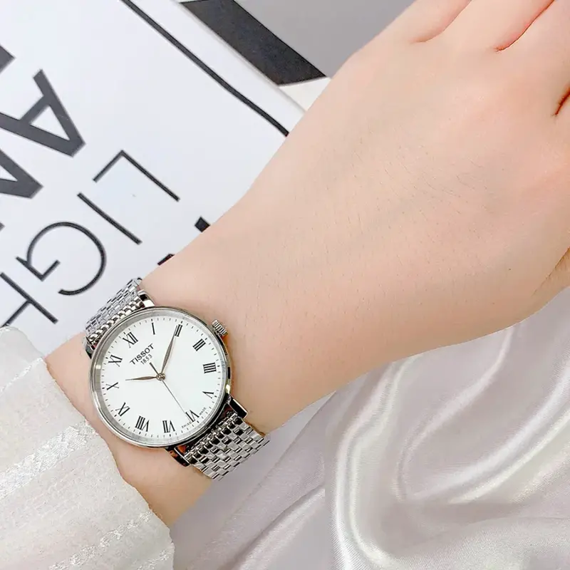 Tissot Everytime Silver Stainless Steel Strap Women's Watch T1432101103300 (34Mm) 2