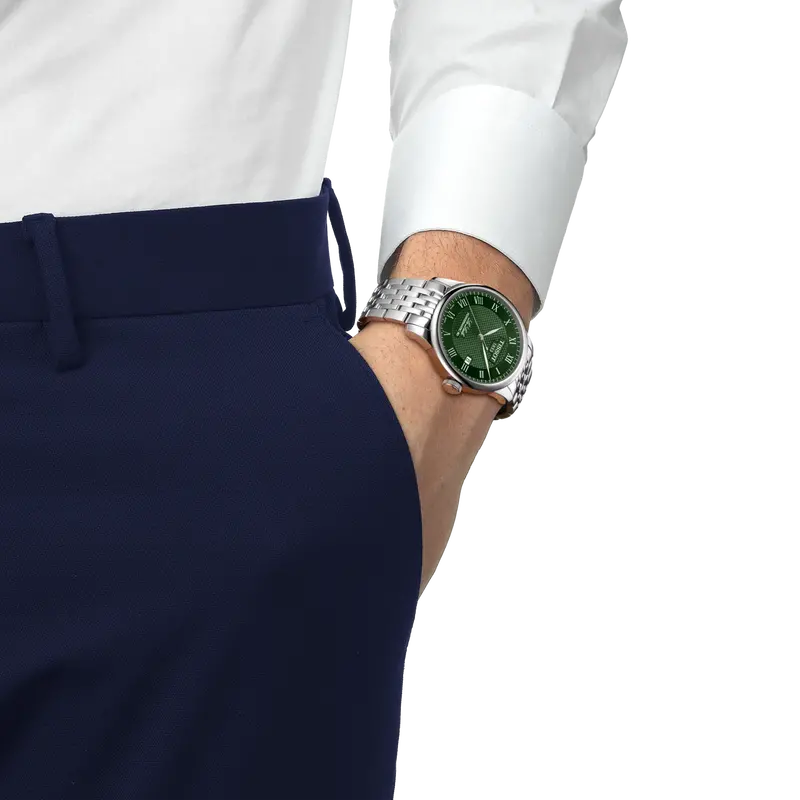Tissot Le Locle Powermatic T0064071109300 39Mm Green Dial Automatic Watch 2