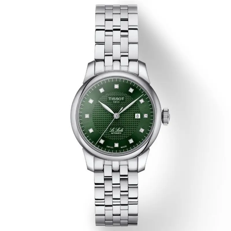 Tissot Le Locle T0062071109600 29Mm Green Dial Automatic Ladies' Watch 1