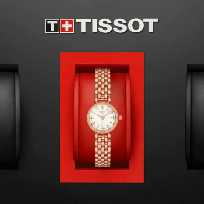 Tissot Lovely Silver Dial Rose Gold Stainless Steel Women Watch T1400093311100 2