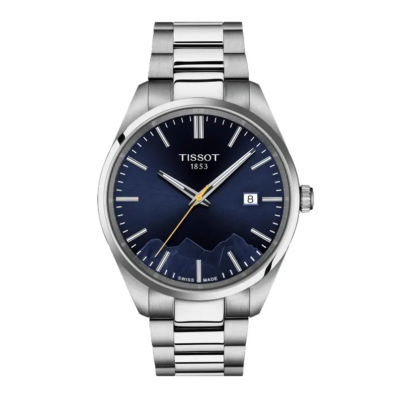 Tissot Pr 100 Jungfraubahn Stainless Steel Strap Men Watch T1504101104102 1