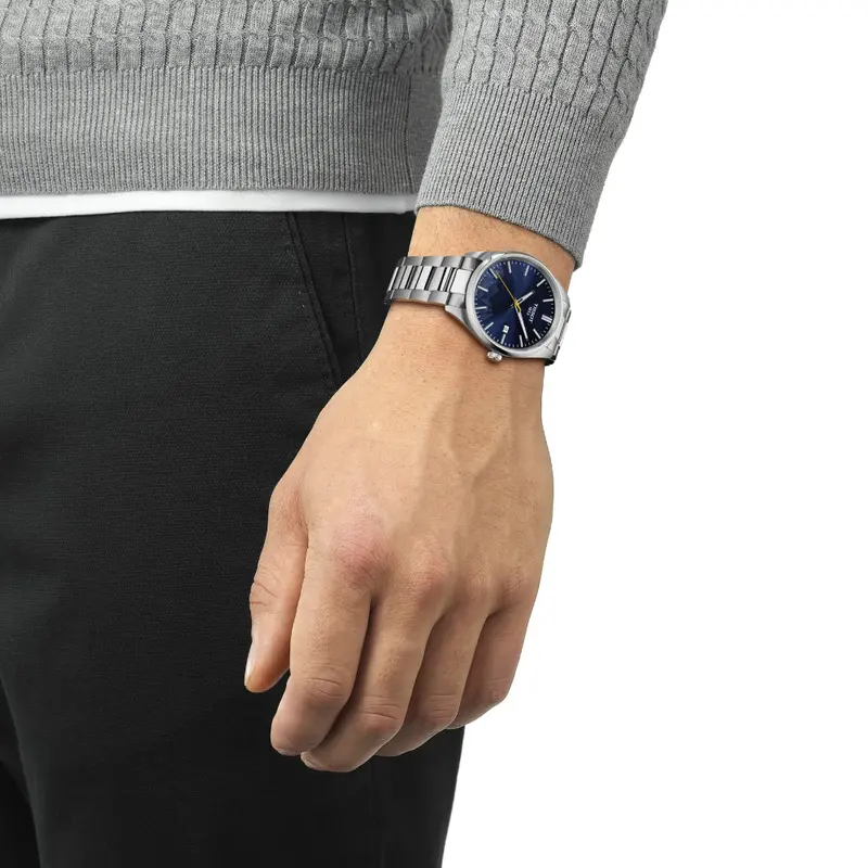 Tissot Pr 100 Jungfraubahn Stainless Steel Strap Men Watch T1504101104102 2