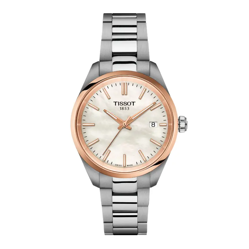 Tissot Pr 100 Silver Stainless Steel Strap Women Watch T1502102111100 1