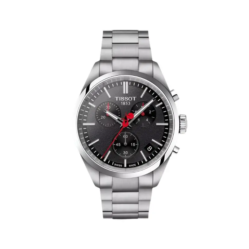 Tissot Pr 100 Vuelta Stainless Steel Watch T1504171105101 1