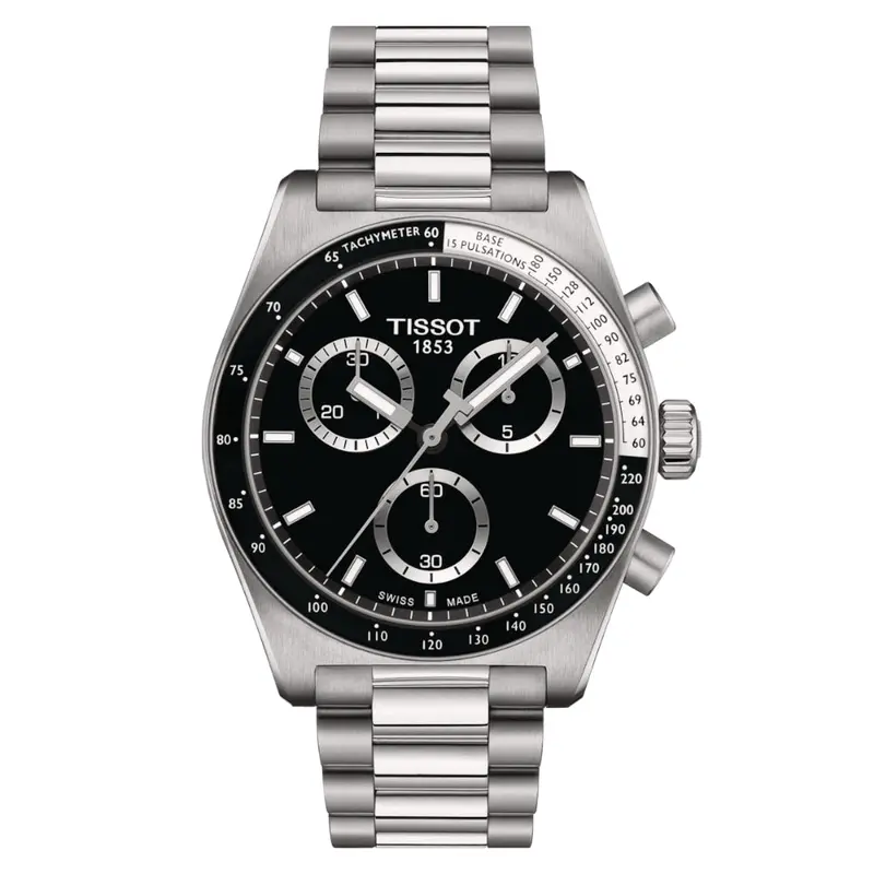 Tissot Pr516 Chronograph Stainless Steel Strap Men Watch T1494171105100 1