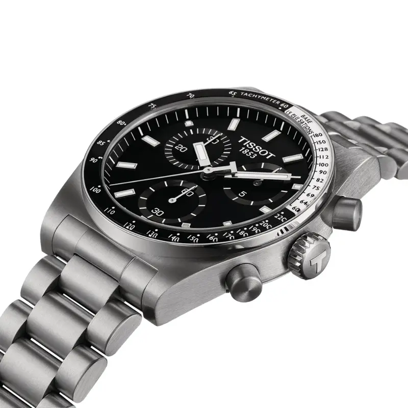 Tissot Pr516 Chronograph Stainless Steel Strap Men Watch T1494171105100 2