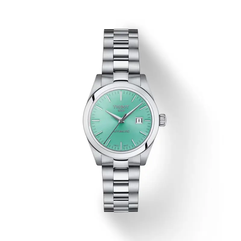 Tissot Prx Powermatic 80 Light Green Dial Stainless Steel Unisex Watch T1372071109101 1