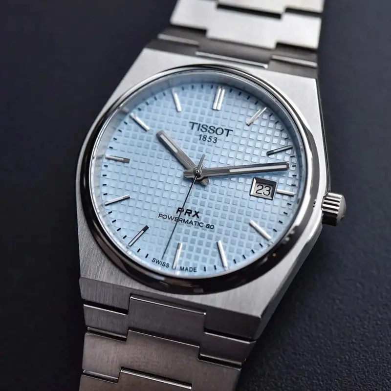 Tissot Prx Powermatic Silver Stainless Steel Men Watch T1374071135100 2