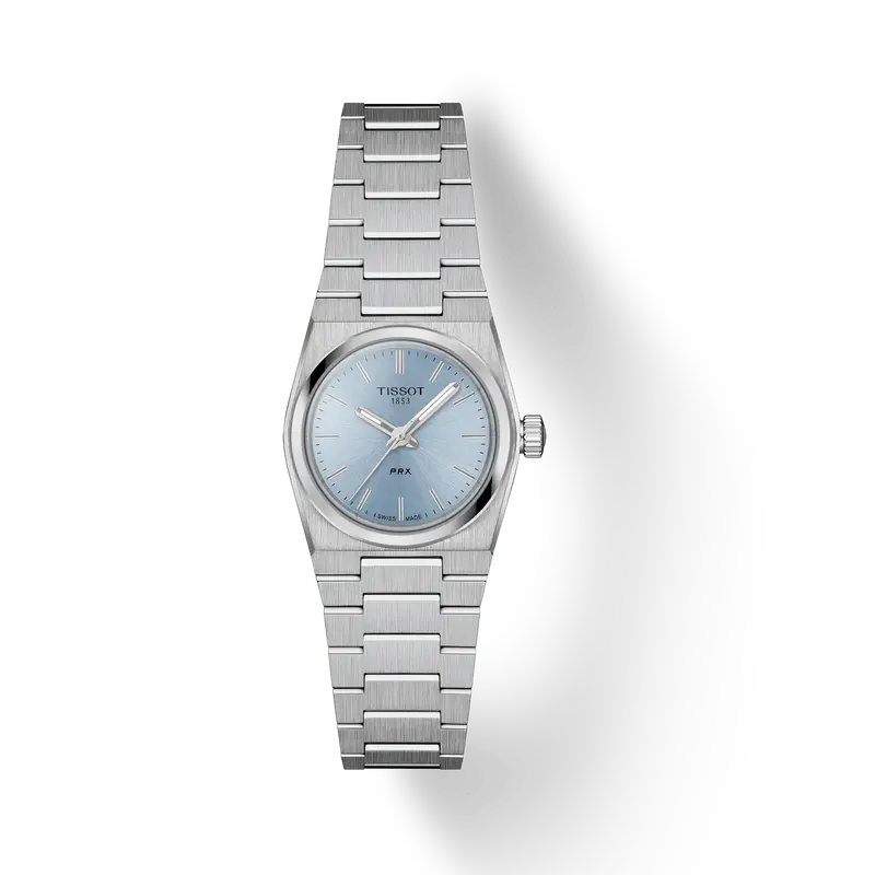 Tissot Prx T1370101135100 25Mm Blue Dial Grey Steel Watch 1