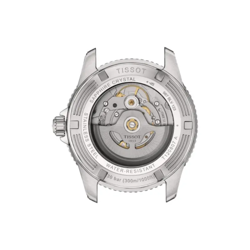 Tissot Seastar 1000 Powermatic Automatic Black Dial Two-Tone Stainless Steel Men's Watch T1208072205100 2