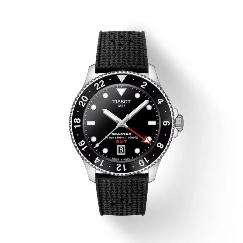 Tissot Seastar 1000 Quartz Gmt Men's Watch T1208521705100 1