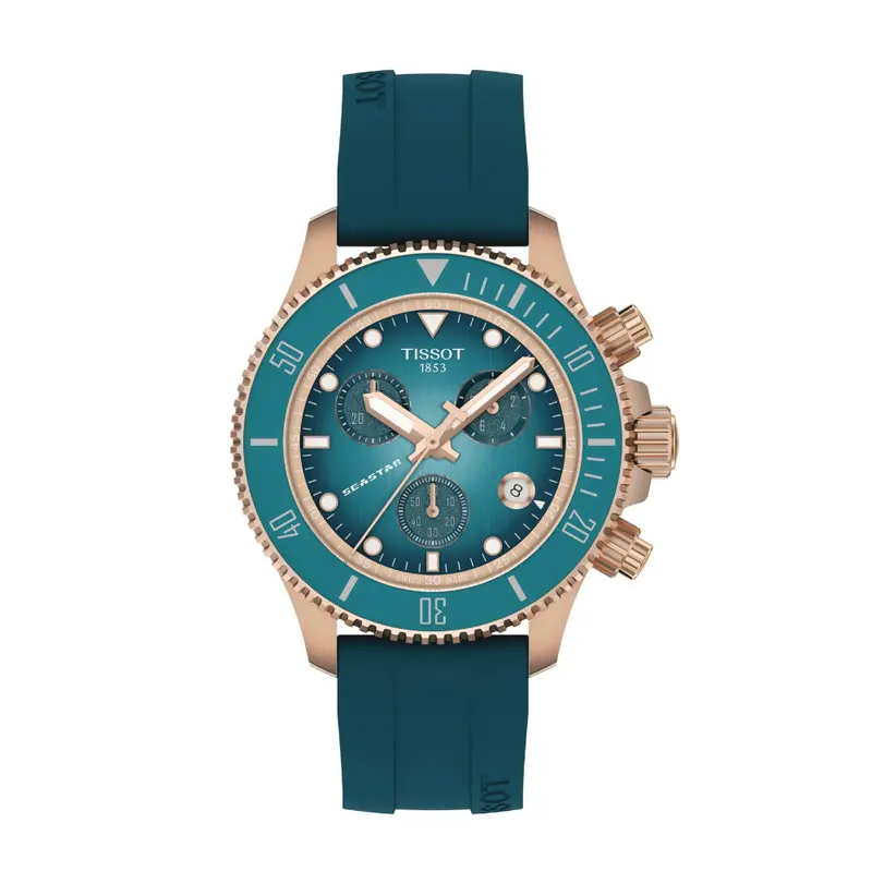 Tissot Seastar 1000 Silicone Strap Men Watch T1202173704100 1