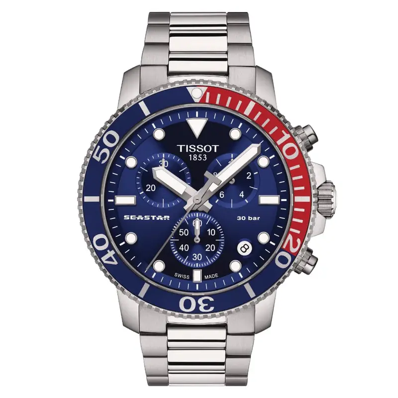 Tissot Seastar T1204171104103 Stainless Steel Men Watch 1