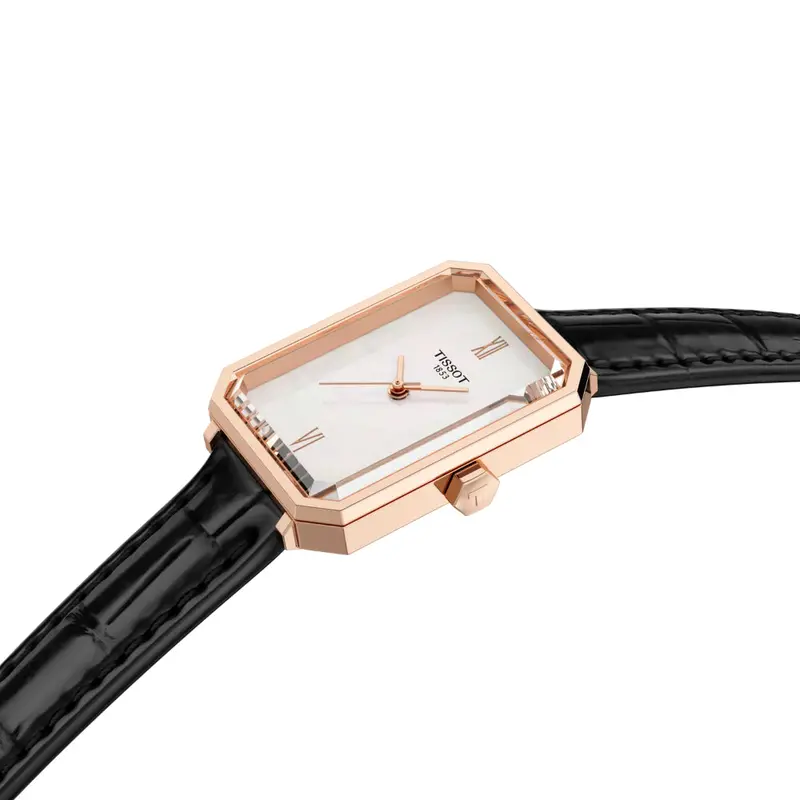Tissot Srv Black Leather Strap Women's Watch - Swiss Quartz | T1601103611300 2