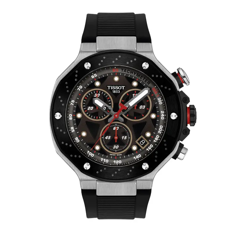 Tissot T-Race Motogp Black Synthetic Strap Men Watch T1414172708100 1