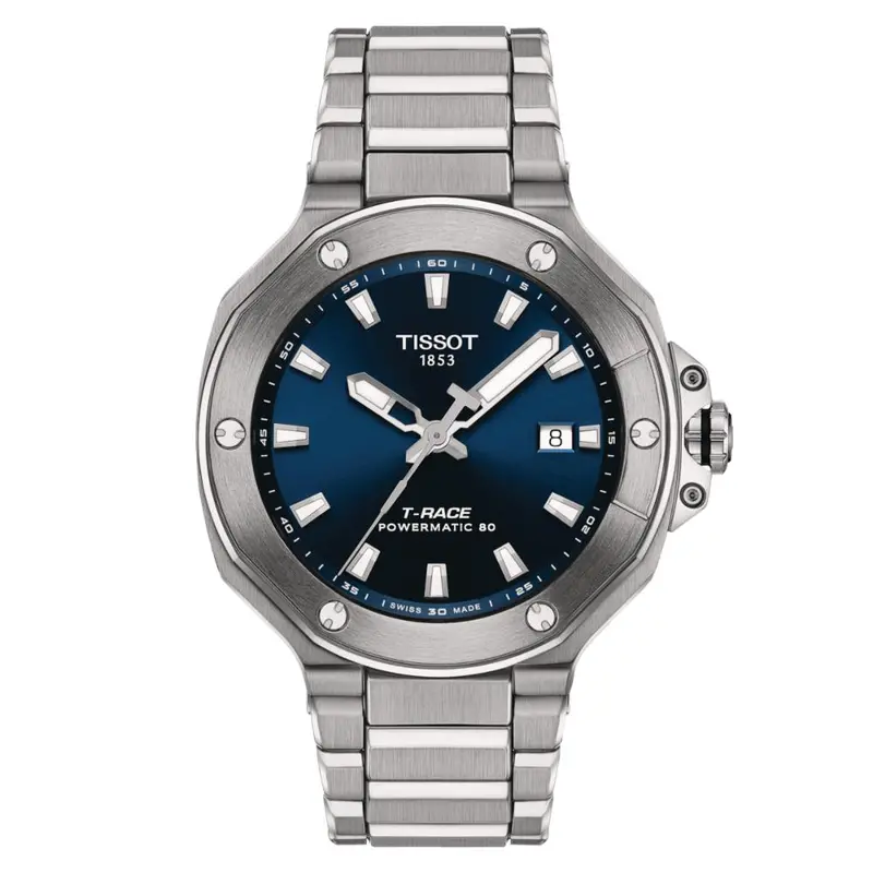 Tissot T-Race Powermatic 80 Stainless Steel Men's Watch T1418071104100 1
