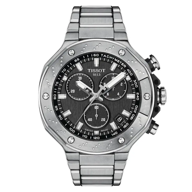 Tissot T-Race Silver Stainless Steel Strap Men Watch T1414171105101 1
