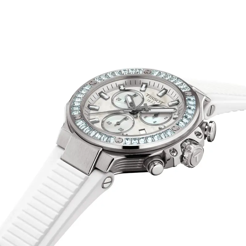 Tissot T-Race White Synthetic Strap Women Watch T1418179711100 2