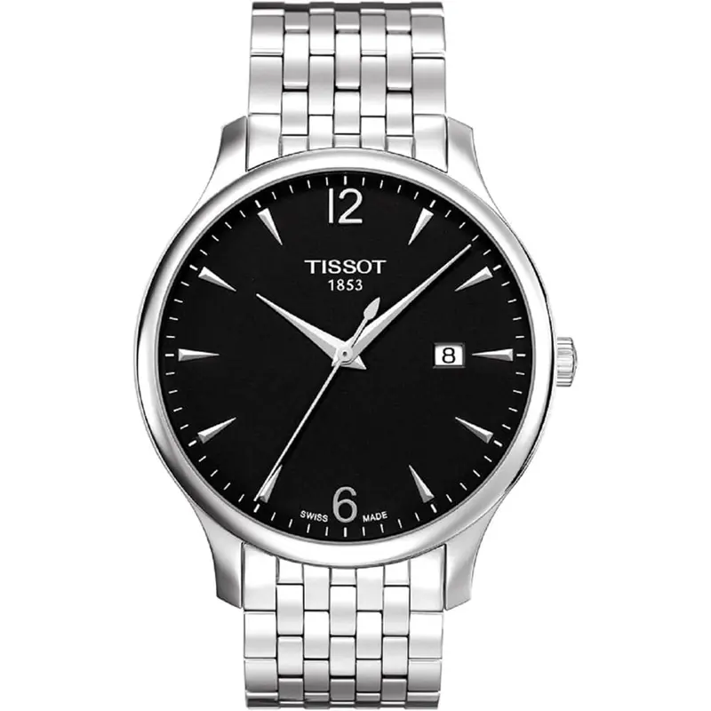 Tissot T0064072203601 Locle Powermatic 80 Two-Tone Diamond Markers Men Watch 1