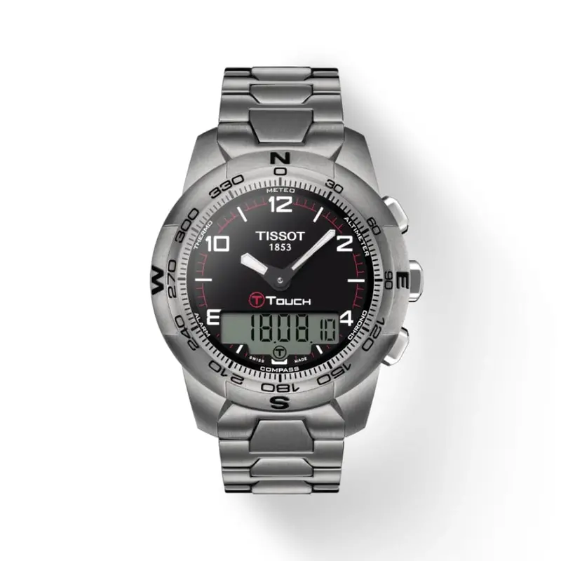 Tissot T0474204405700 T-Touch Ii Titanium Men's Watch 1