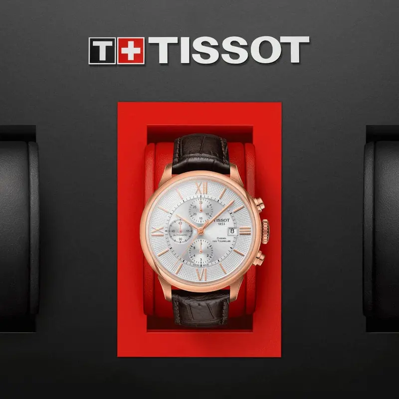 Tissot T0994273603800 Chemin Des Tourelles Automatic Chronograph Men's Watch 2