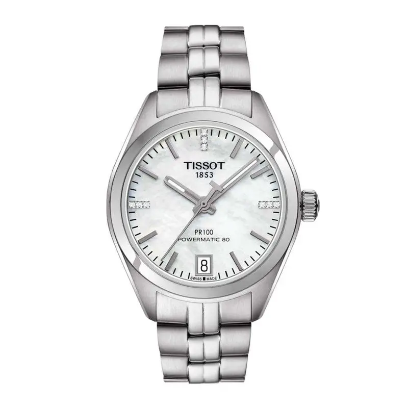 Tissot T1012071111600 Pr 100 Powermatic 80 Lady Women's Watch 1