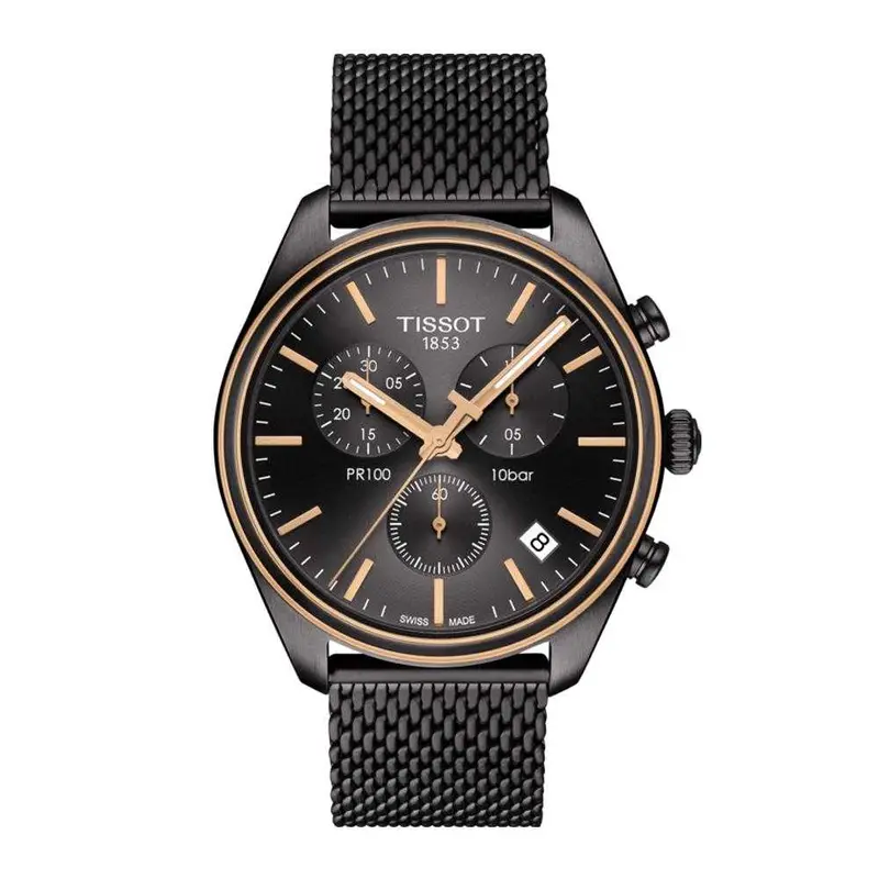 Tissot T1014172306100 Pr 100 Chronograph Men's Watch 1