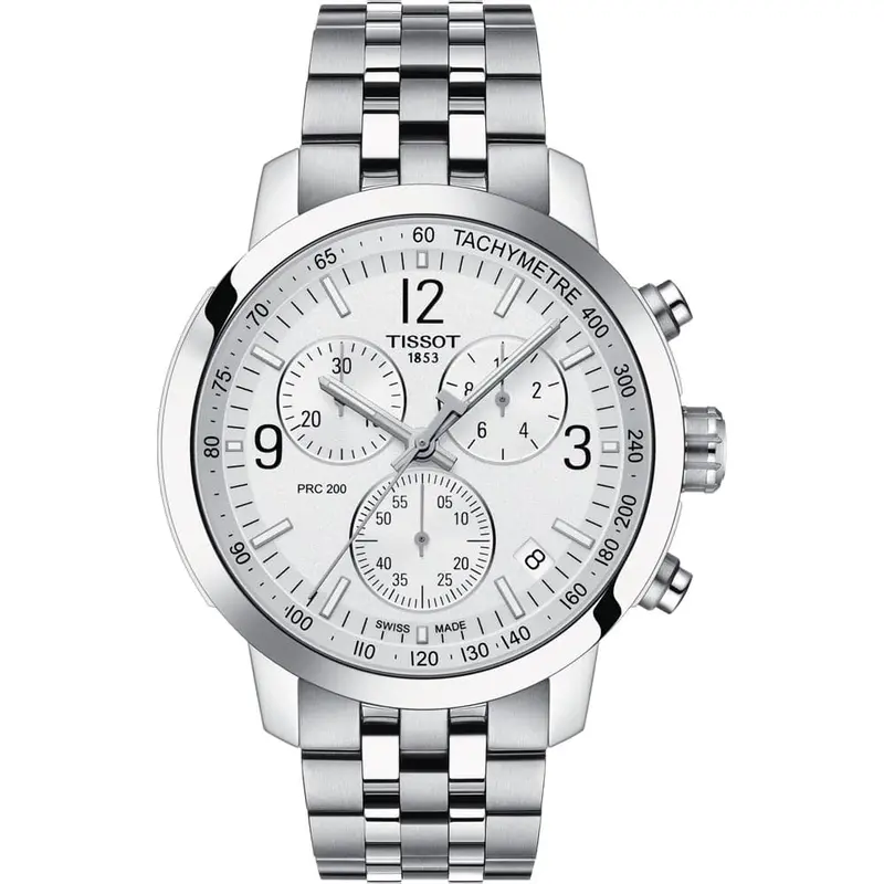 Tissot T1144171103700 White Dial Chronograph Men's Watch 1