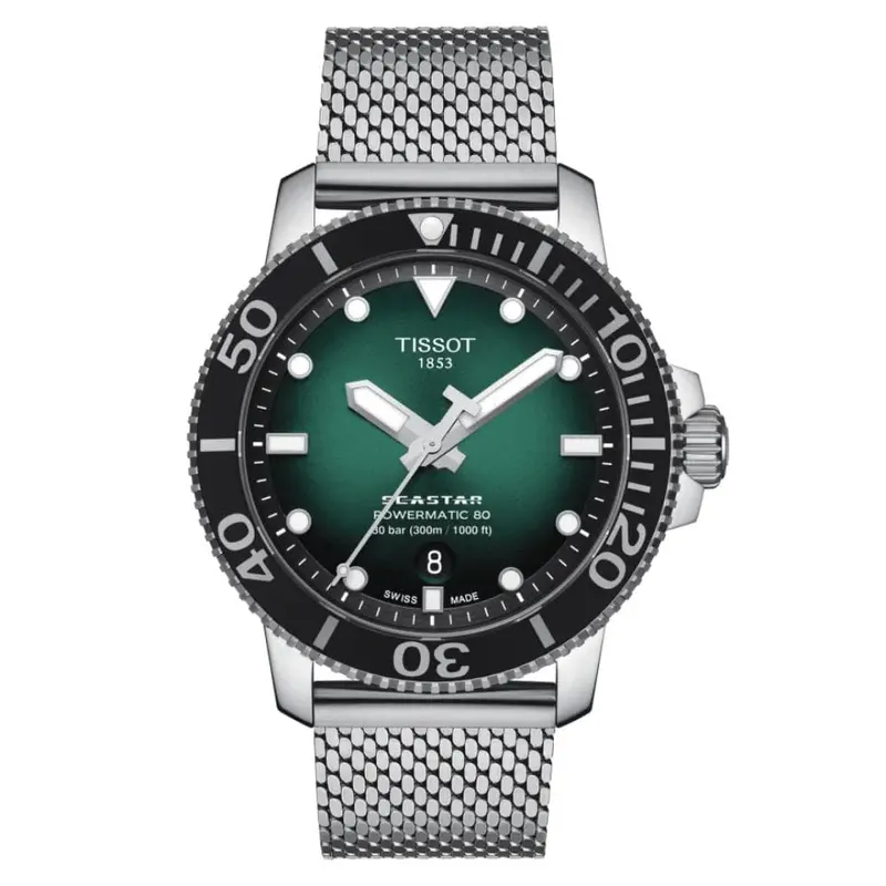 Tissot T1204071109100 Seastar 1000 Powermatic 80 Men's Watch 1