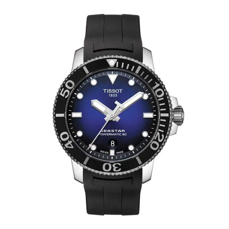Tissot T1204071704100 Seastar 1000 Powermatic 80 Men's Watch 1