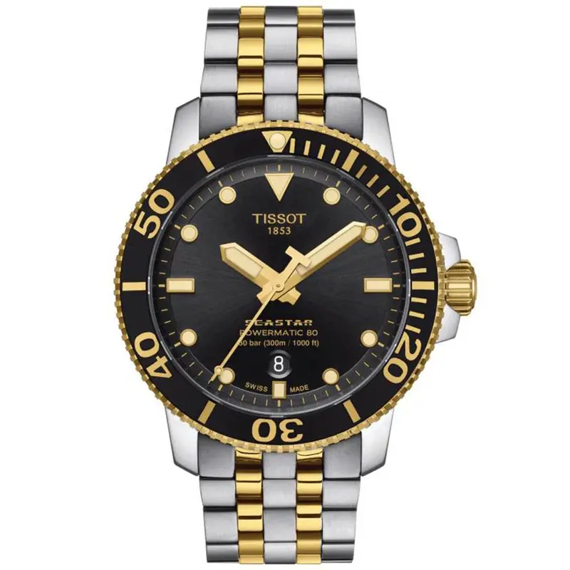 Tissot T1204072205100 Seastar 1000 Powermatic 80 Men's Watch 1