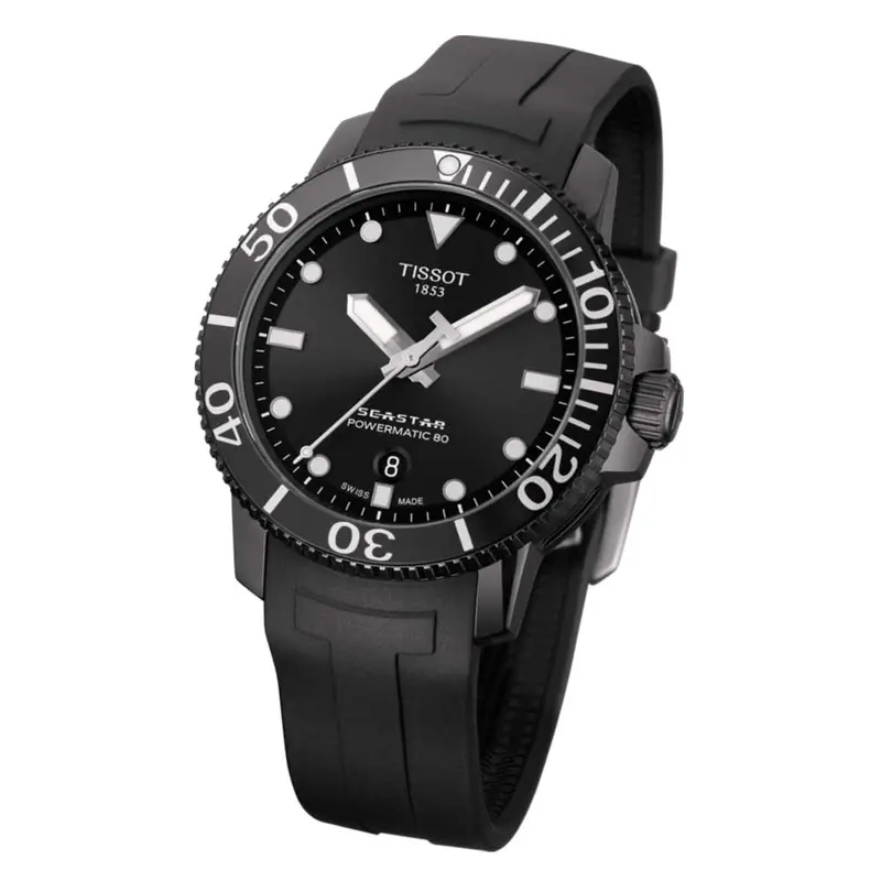 Tissot T1204073705100 Seastar 1000 Powermatic 80 Men's Watch 2