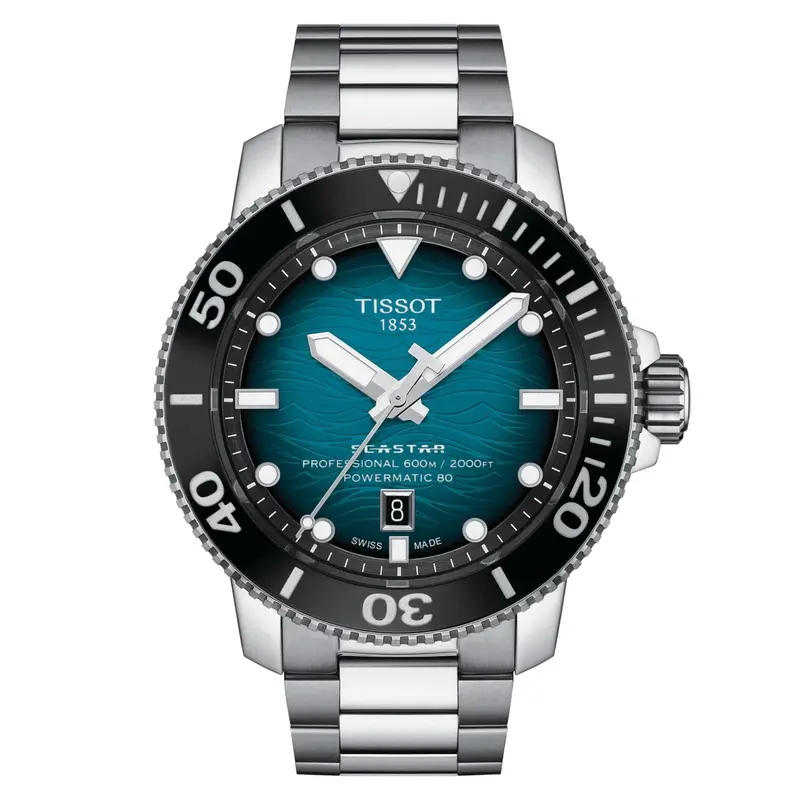Tissot T1206071104100 Seastar 2000 Professional Powermatic 80 Men's Watch 1