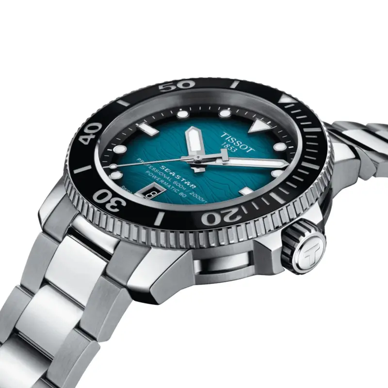 Tissot T1206071104100 Seastar 2000 Professional Powermatic 80 Men's Watch 2