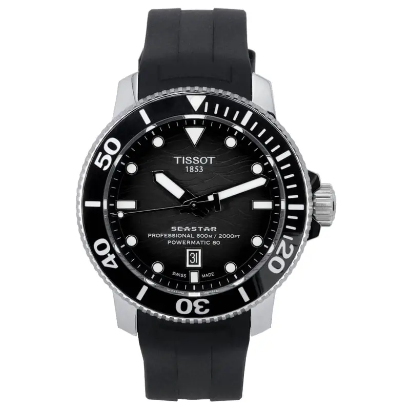 Tissot T1206071744100 Seastar 2000 Professional Powermatic 80 Men's Watch 1