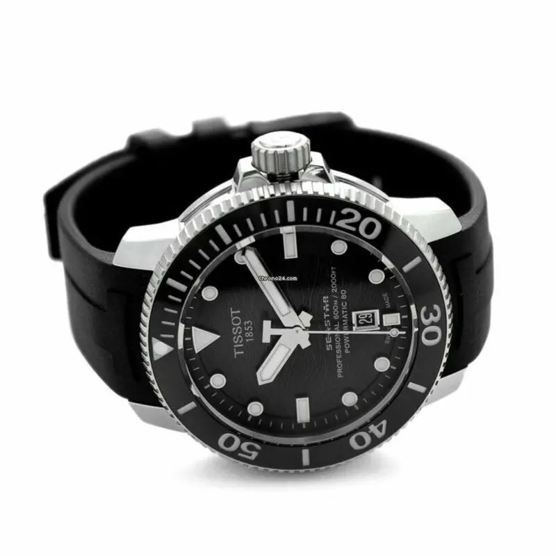 Tissot T1206071744100 Seastar 2000 Professional Powermatic 80 Men's Watch 2