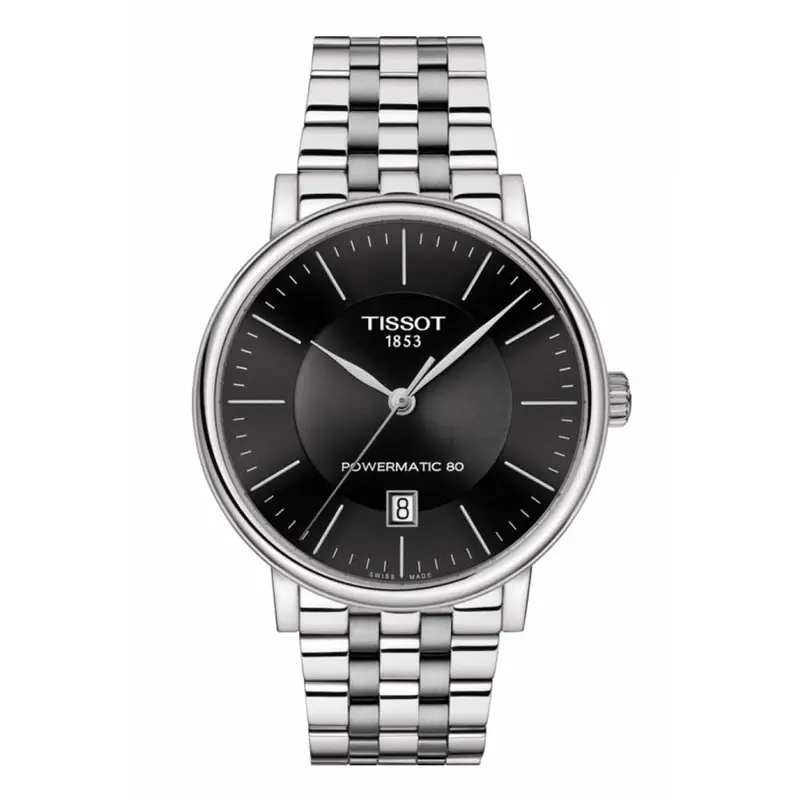 Tissot T1224071105100 Carson Powermatic 80 Men's Watch 1