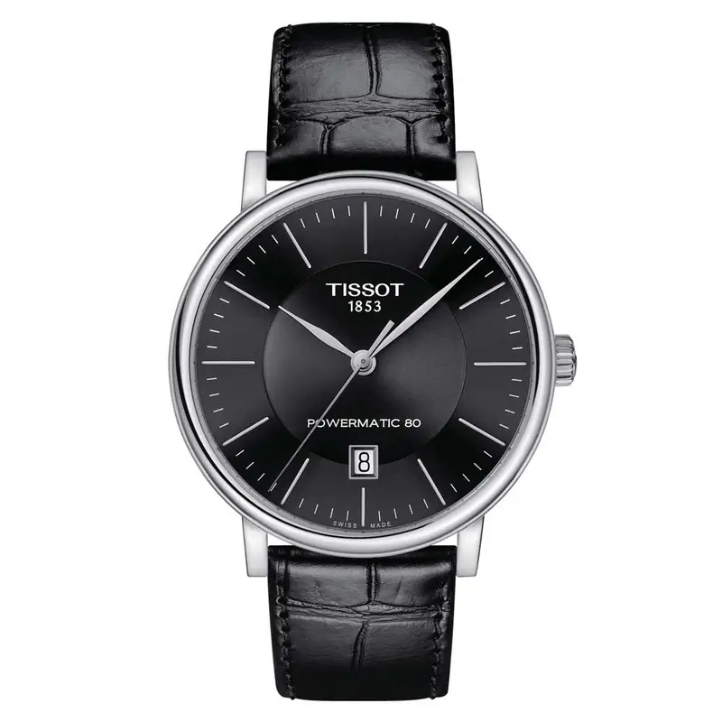 Tissot T1224071605100 Carson Premium Powermatic 80 Men's Watch 1