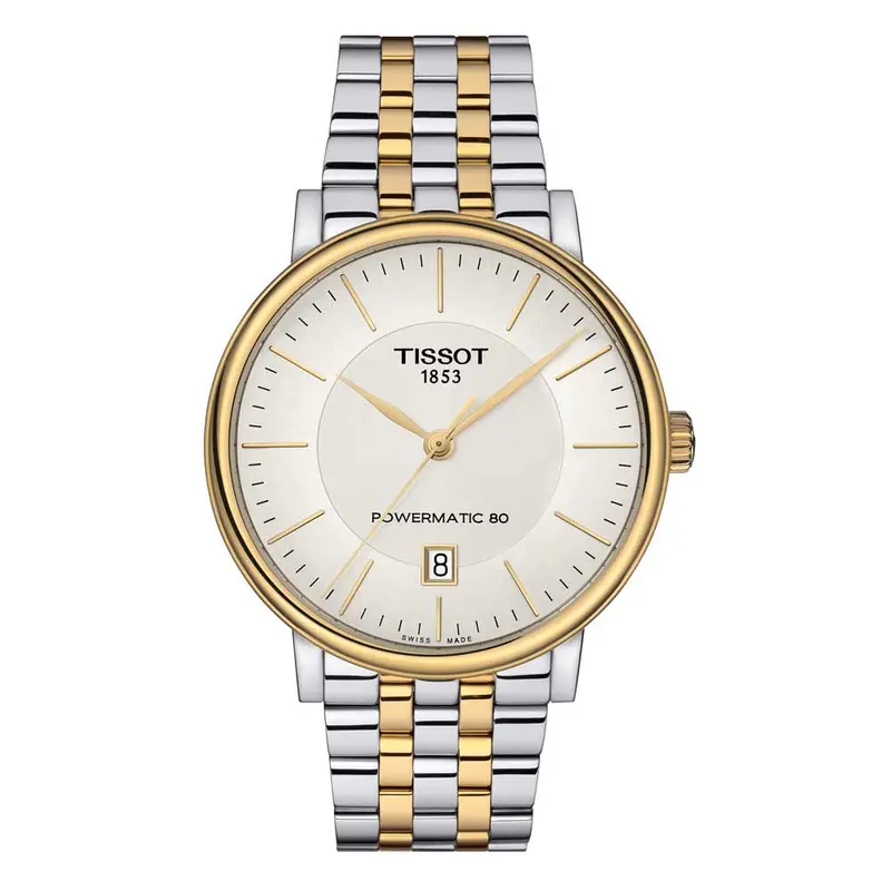 Tissot T1224072203100 Carson Powermatic 80 Men's Watch 1