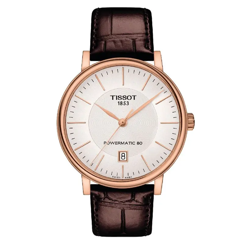 Tissot T1224073603100 Carson Powermatic 80 Men's Watch 1